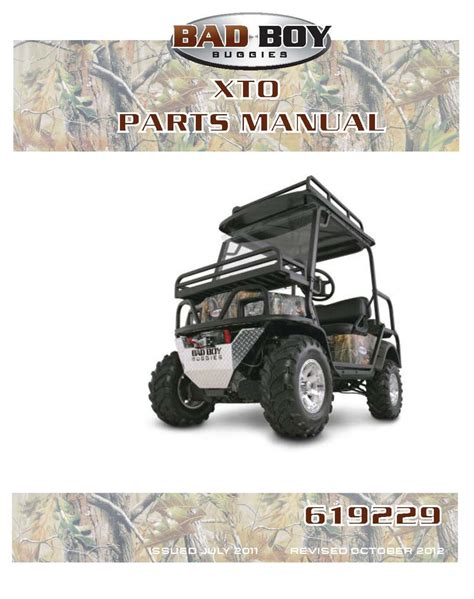 com and click on "Recall Information" at the bottom of the page for more information. . 2011 bad boy buggy xto owners manual